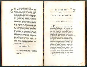 Compendio cronologico-critico della storia di Mantova dalla sua fondazione sino ai nostri tempi di Leopoldo Cammillo Volta [...] Tomo primo