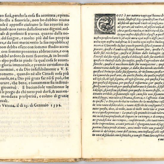 Orazione d’Orlando Pescetti dietro al modo dell’instituire la gioventù, alla magnifica, et inclita Città di Verona. Indiritta al molto illustre Signor il Signor Conte Giulio Nogarola degnissimo Proveditore della dettà Communità