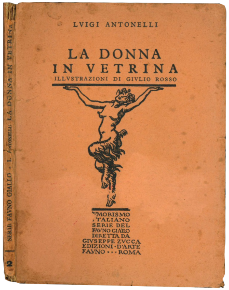 La donna in vetrina. Illustrazioni di Giulio Rosso.