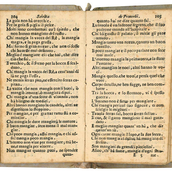 Scielta de proverbi, e sentenze italiani tolti da varie lingue ... Opra, in cui l'utile contrasta co'l curioso, l'acuto co'l facile, & il vago co'l breue tessuta da ... Nuovamente ristampata, e corretta, con una nuova aggiunta di diversi Auttori.