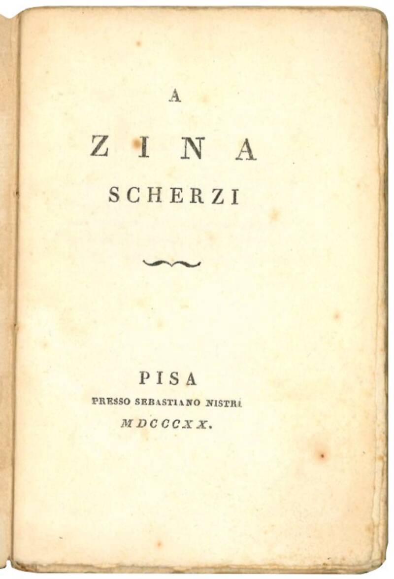 A Zina scherzi.