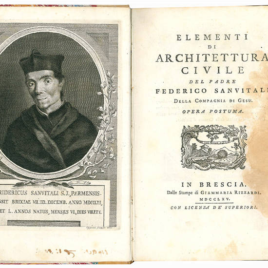 Elementi di architettura civile del padre Federico Sanvitali della Compagnia di Gesù. Opera postuma