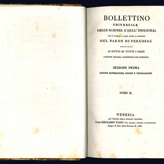 Bollettino delle scienze tecnologiche.