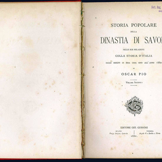 Storia popolare della dinastia di Savoia.