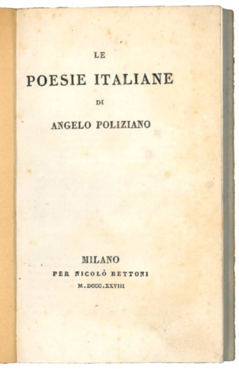 Le poesie italiane.