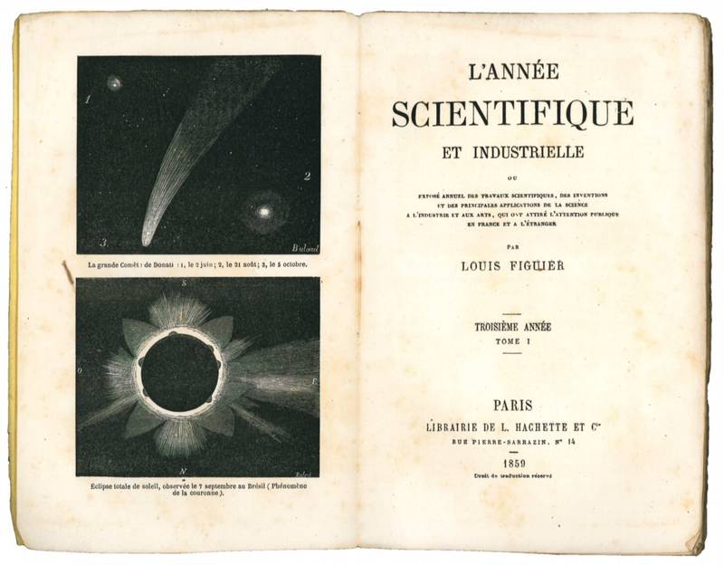 L'année scientifique et industrielle, ou Exposé annuel des travaux scientifiques, des inventions et des principales applications de la science à l'industrie et aux arts, qui ont attiré l'attention publique en France et à l'étranger.