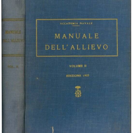 Manuale dell'allievo. Voll. I e II.