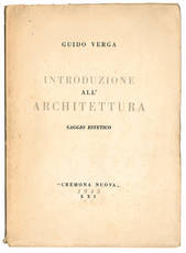 Introduzione all'architettura. Saggio estetico.