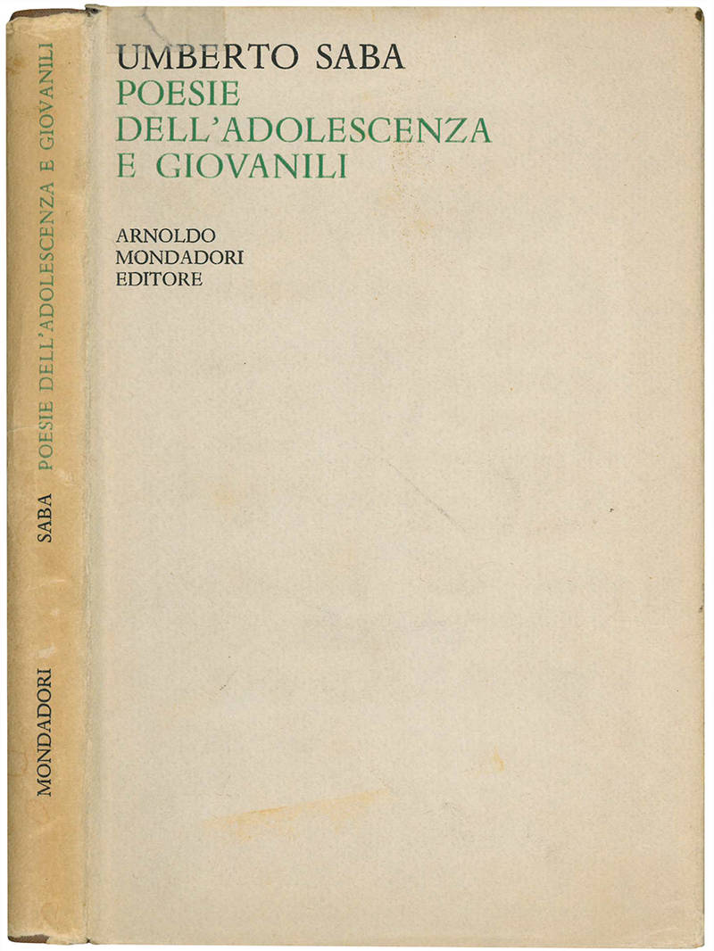 Poesie delll'adolescenza e giovanili 1900-1910.