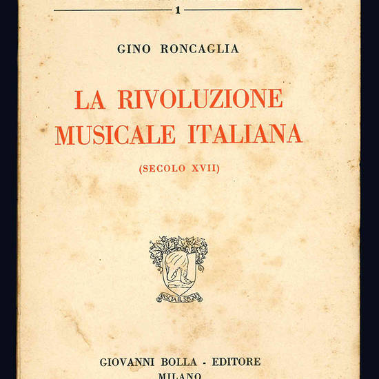 La rivoluzione musicale italiana (secolo XVII).