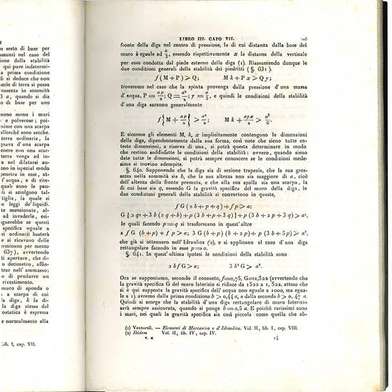 Istituzioni di architettura statica e idraulica. Volume primo [-secondo]