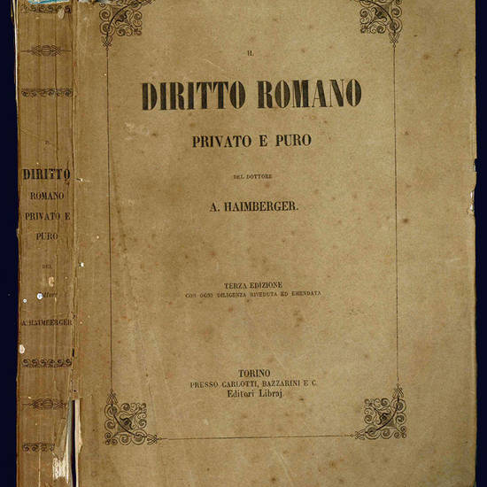 Il diritto romano privato e puro.