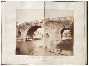 Ponte Cestio prima della riforma 16 agosto 1886