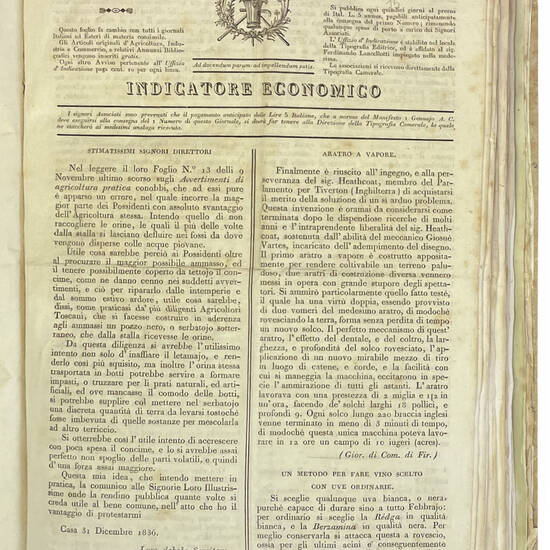 Cronaca di Modena. Manoscritto cartaceo in italiano. Modena, 1837-1862