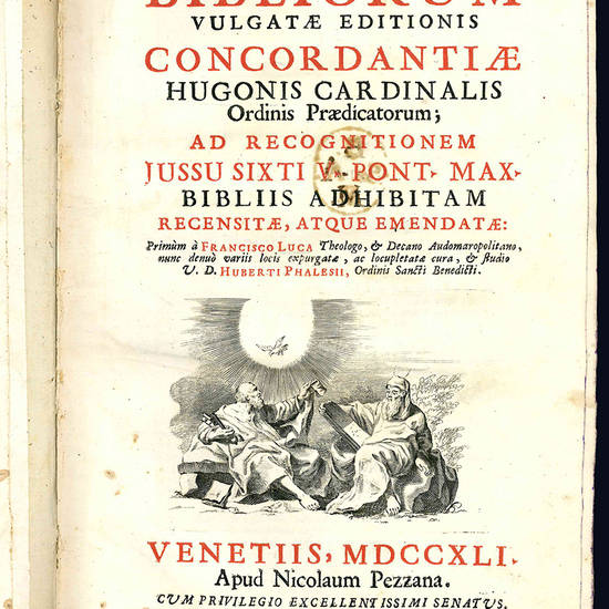 Sacrorum Bibliorum Vulgatae editionis concordantiae.