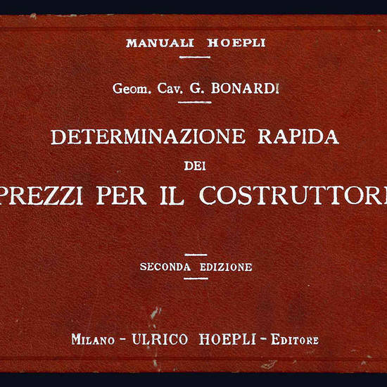 Determinazione rapida dei prezzi per il costruttore.