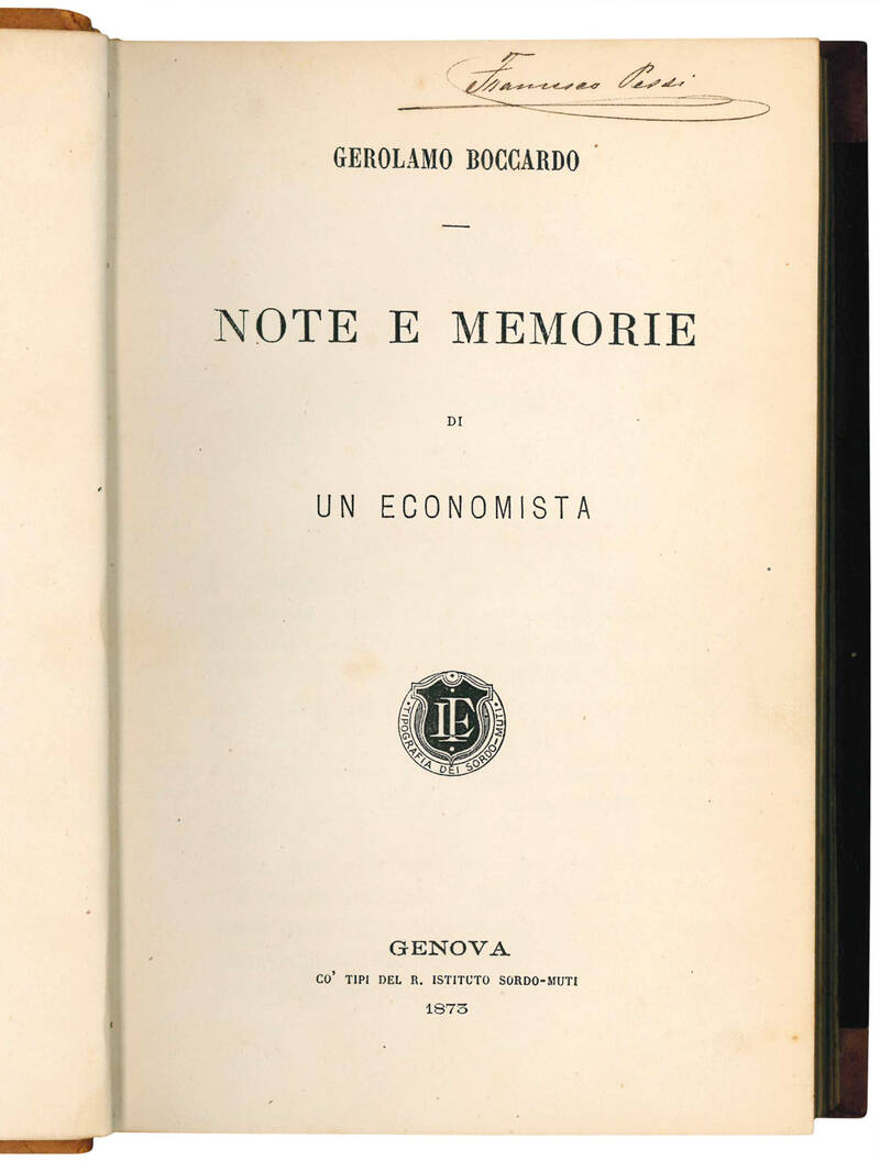 Note e memorie di un economista.