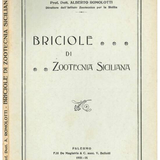 Briciole di Zootecnia Siciliana.