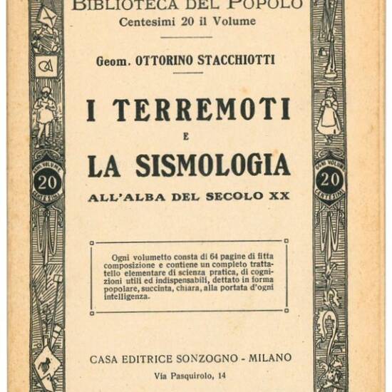 I terremoti e la sismologia all'alba del secolo XX.