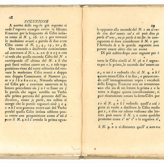 Caratterolitica, ossia Arte di spiegar gli altrui pensieri decifrando ogni carattere che inventar si potesse per renderli impercettibili. Opera novissima chiaramente esposta in precetti da Gio. Giacomo Cheloni maestro di lingue.