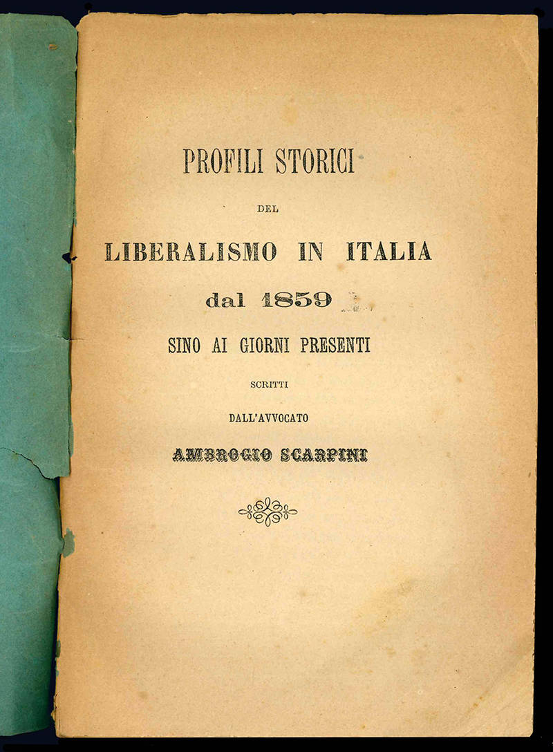 Profili storici del liberalismo in Italia dal 1859 sino ai giorni presenti.