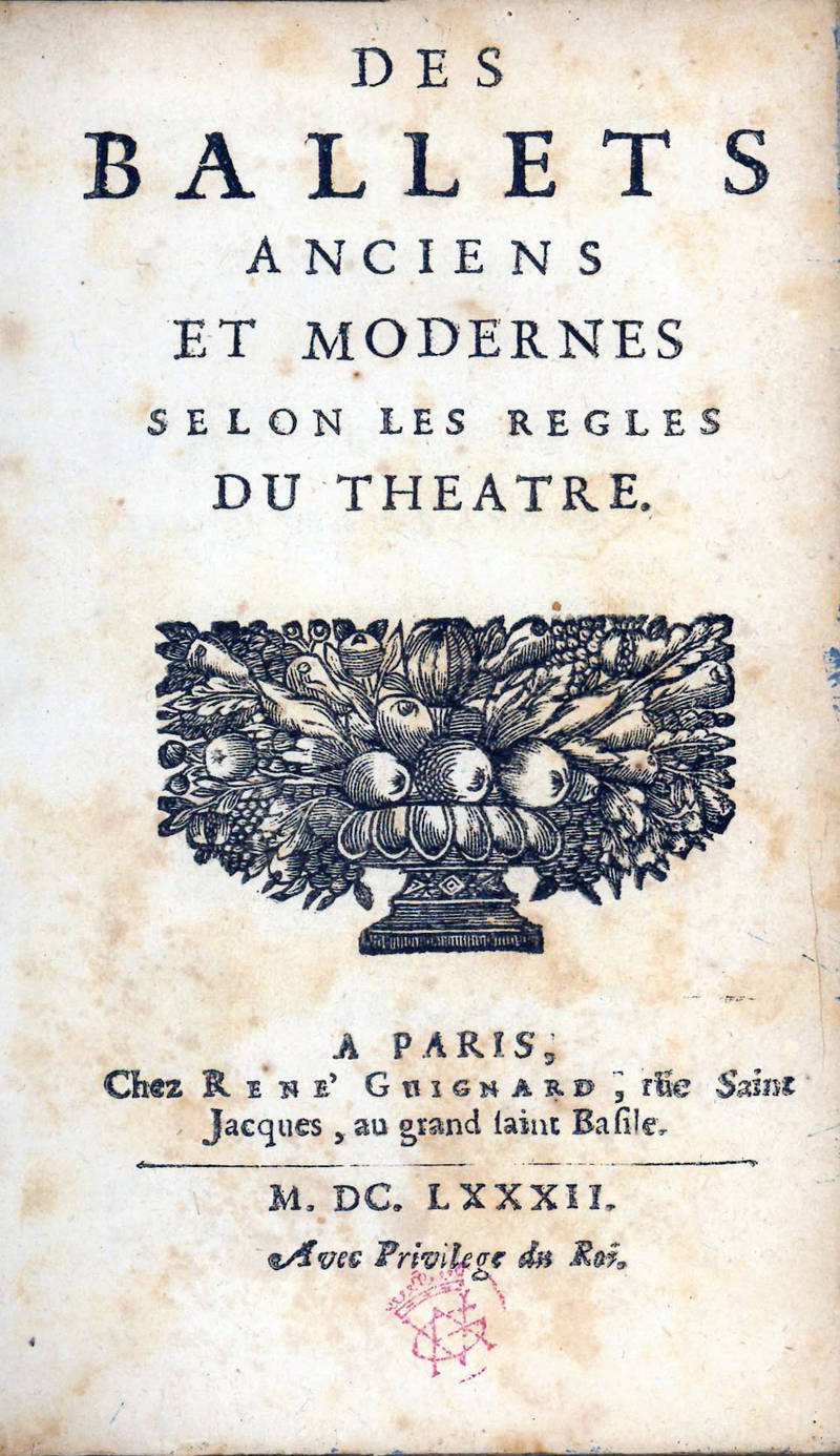 Des ballets anciens et modernes selon les règles du théâtre