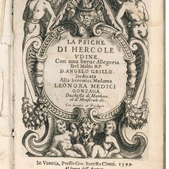 La Psiche di Hercole Udine con una breve allegoria del molto R.P.D. Angelo Grillo