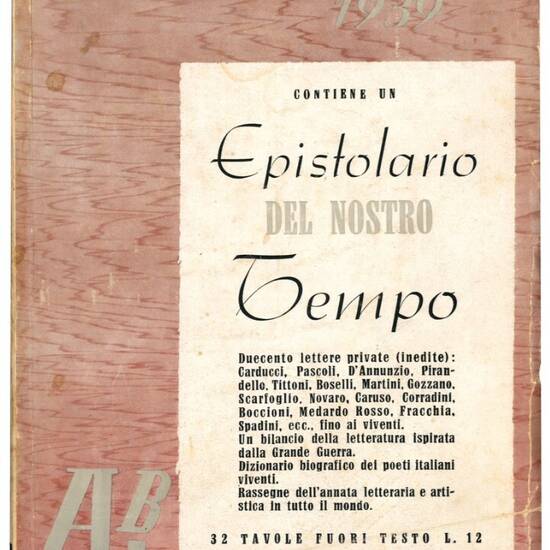 Almanacco letterario Bompiani. 4 volumi: 1939-1942.